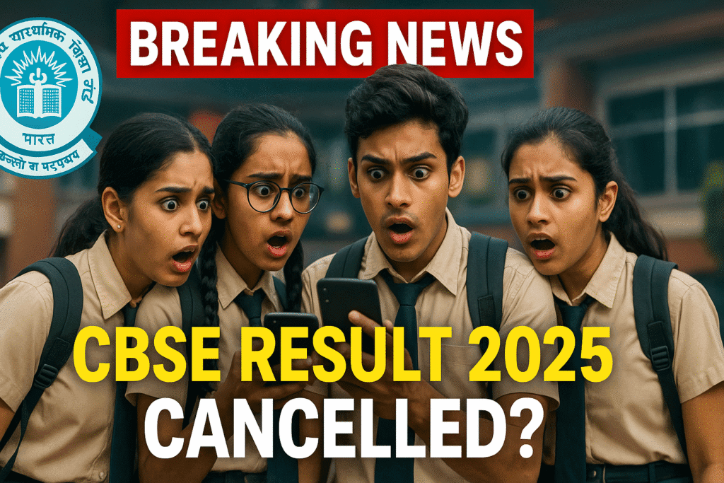 सीबीएसई बोर्ड 2025 रिजल्ट रद्द